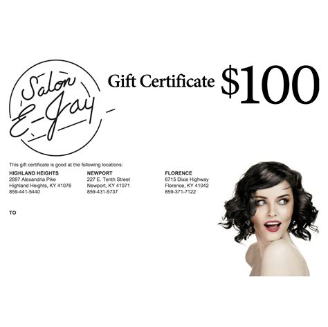 $100 Gift Certificate